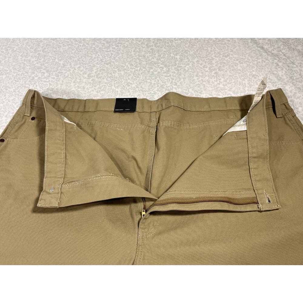 NWT Dickies 50x32 Men’s Carpenter Pants Khakis Straight Leg Relaxed Fit Tan - Picture 6 of 11
